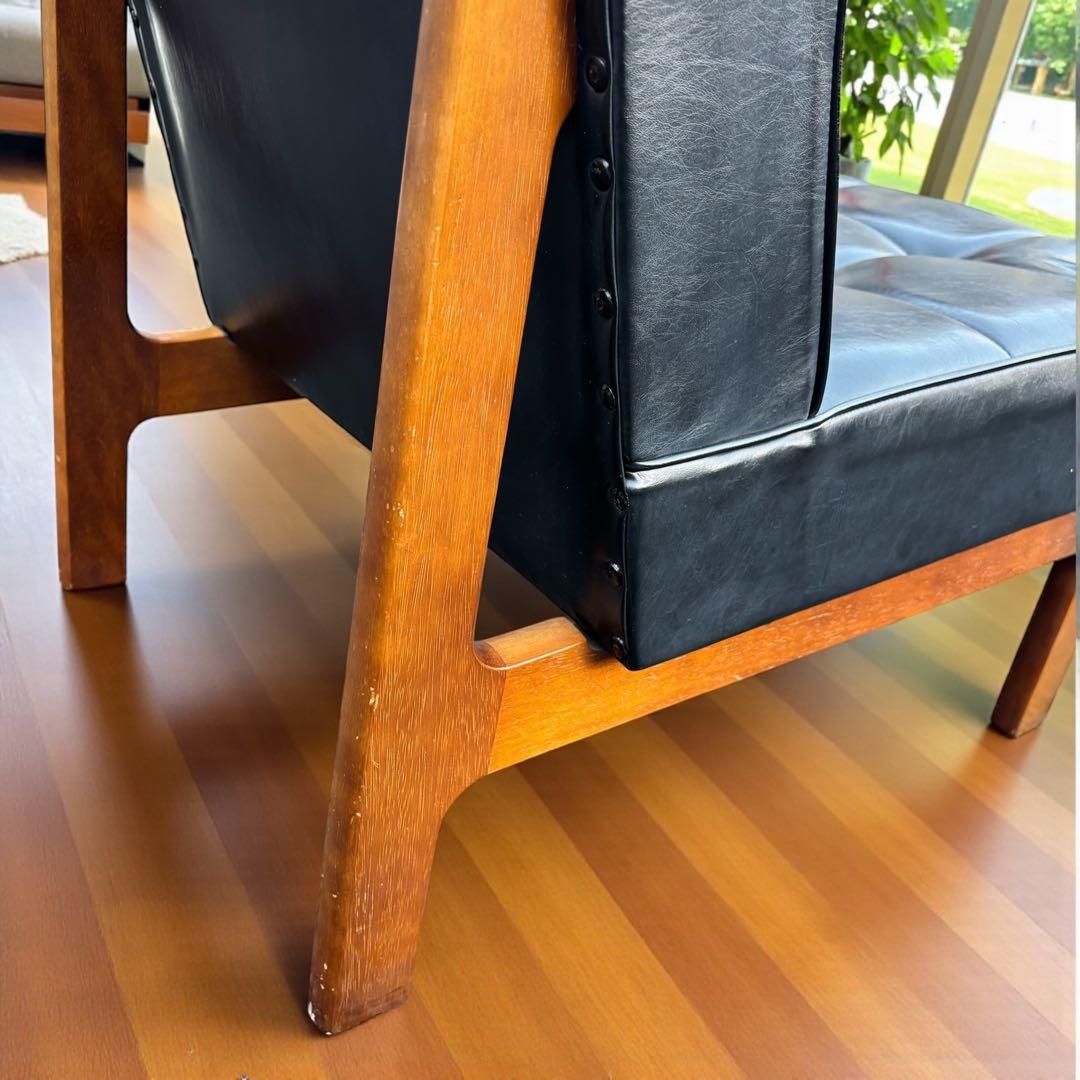 ✨希少 ✨ オールドカリモク 名作ソファチェア ❤️ 送料無料