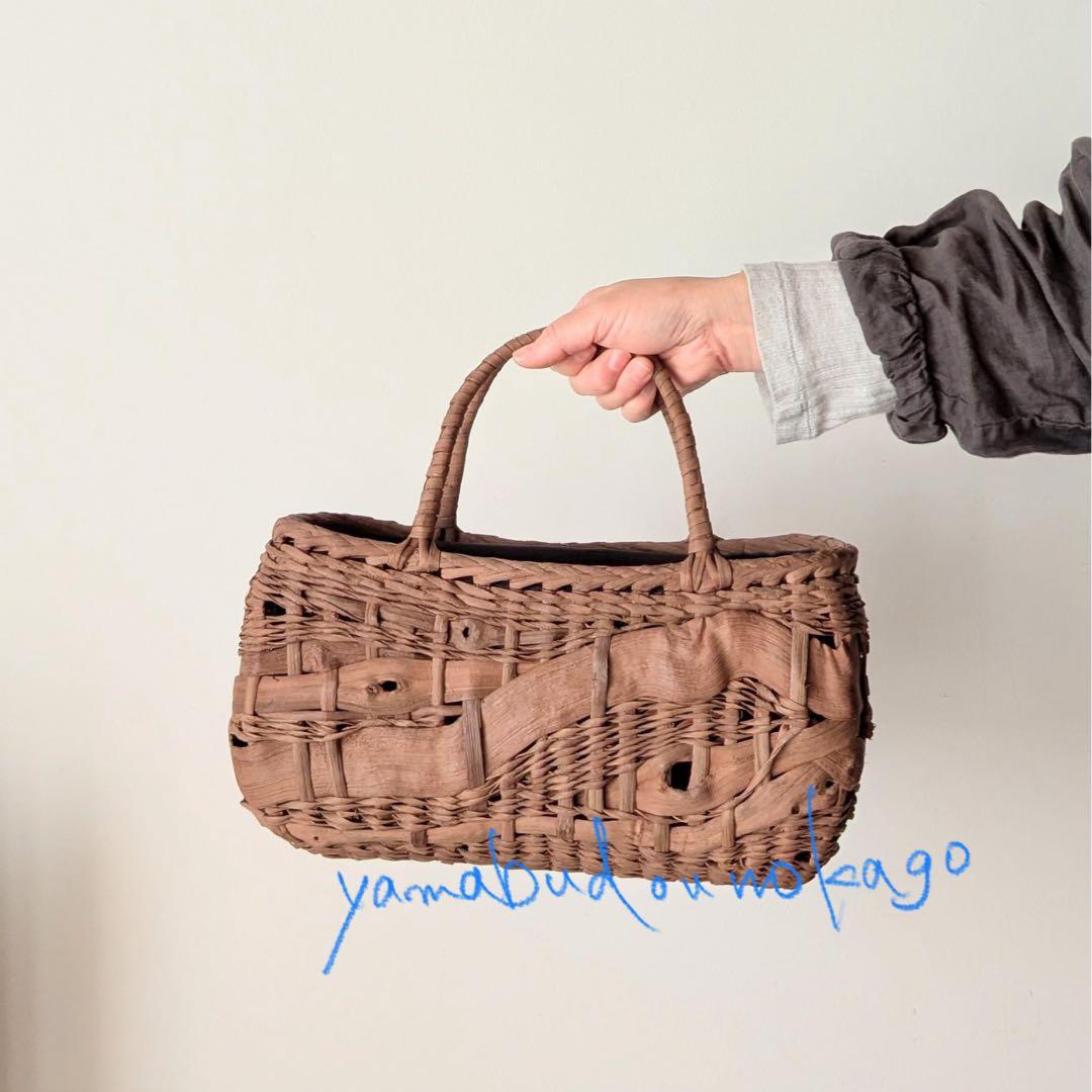 山葡萄籠バッグMARUCOさま専用　山葡萄カゴバッグ