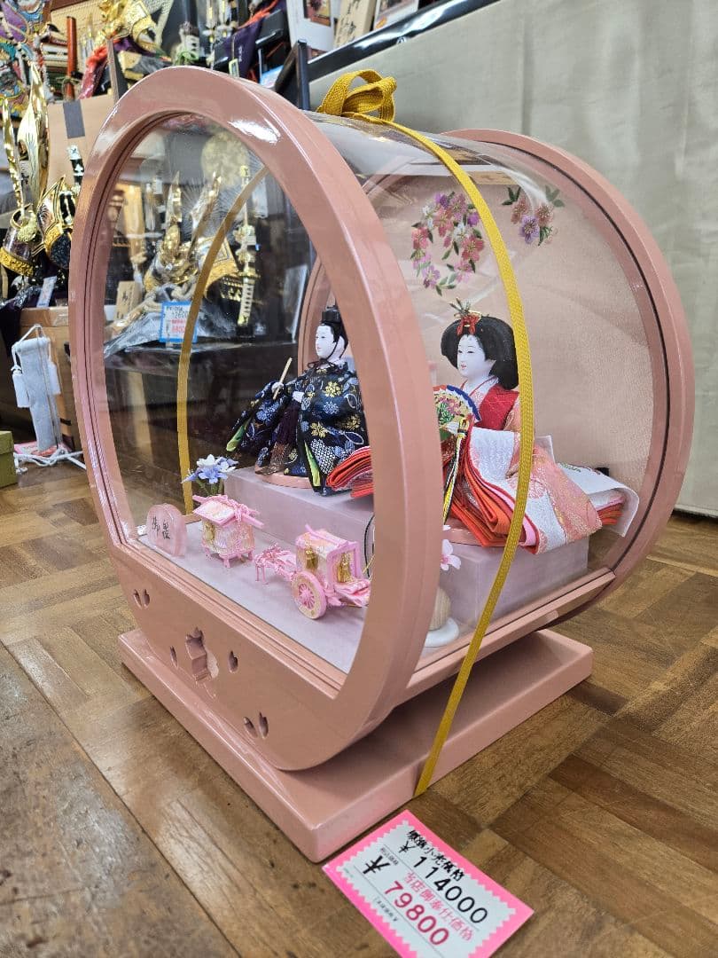 【展示品限り】雛人形　ケース飾り　※閉店セール　K12