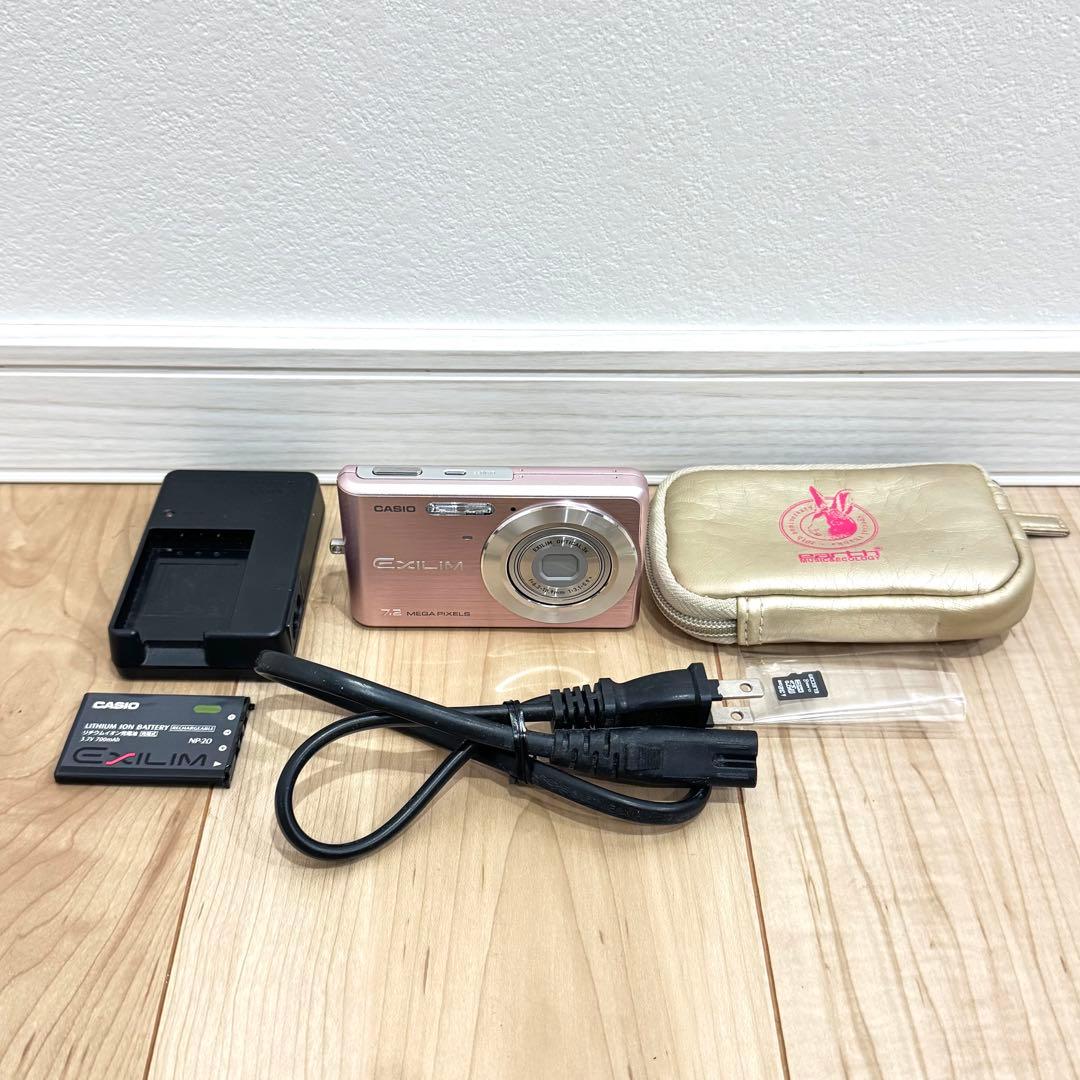 【美品】　CASIO カシオ　EXILIM EX-Z77 デジカメ　ピンク