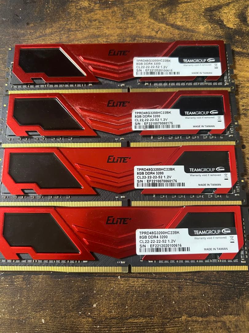ELITE DDR4 8GB 3200 8GB×4 32GB PCパーツ