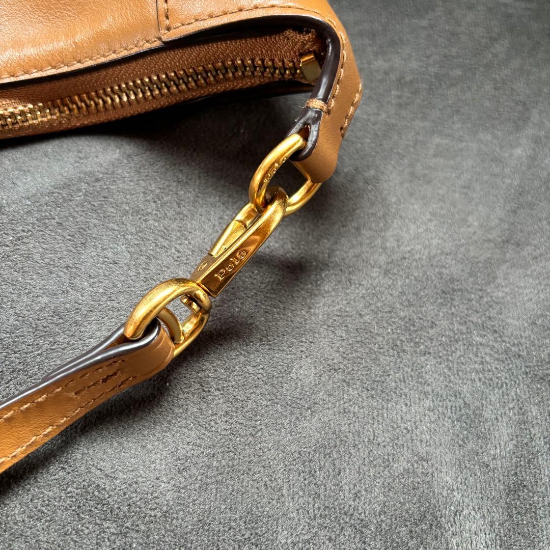 【ズッチ】ポロラルフローレン　カーフスキン　ミニショルダーバッグ