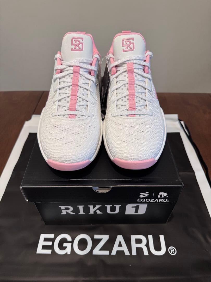 【新品・希少品✨】EGOZARU RIKU1 ホワイト✖︎プローブピンク 28cm
