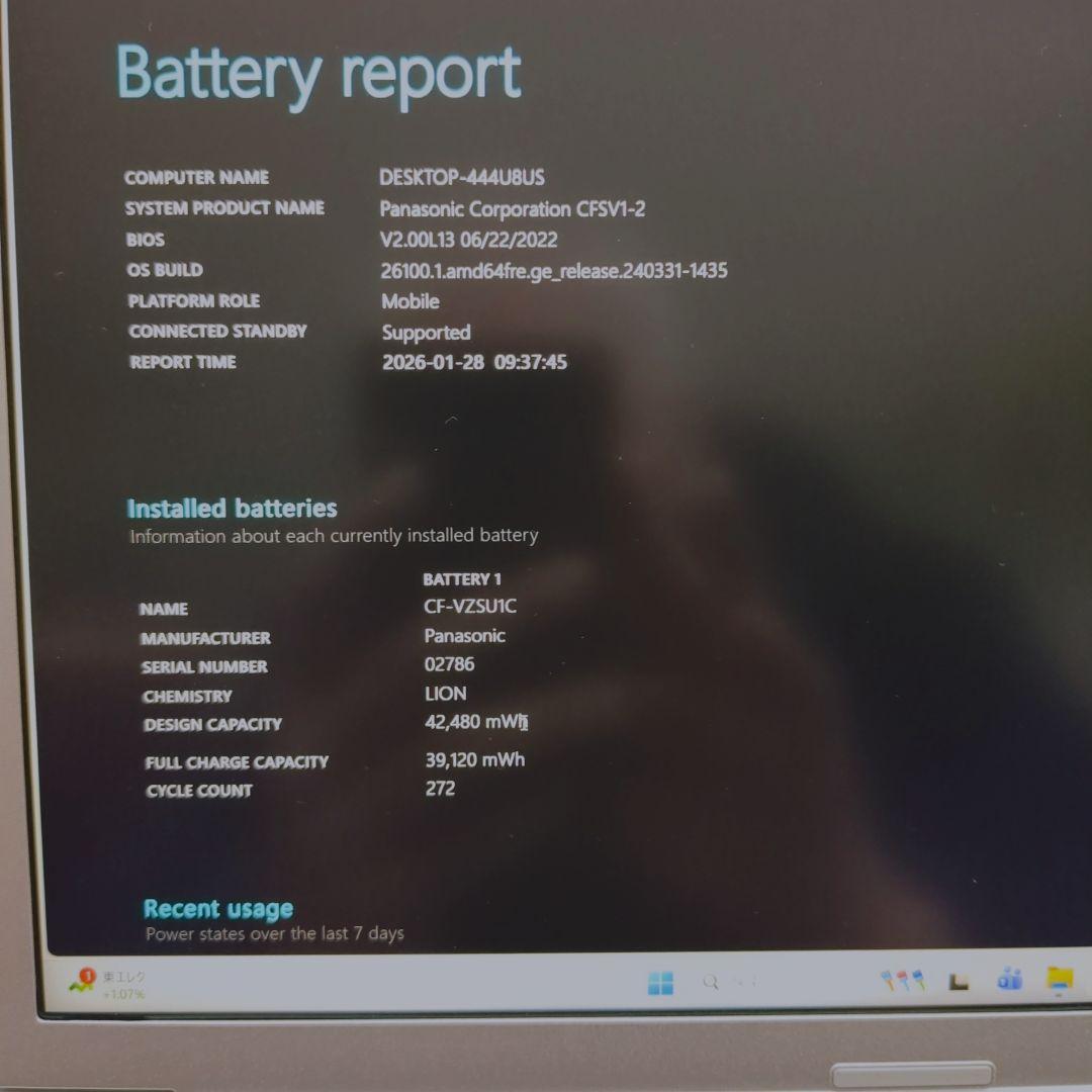 ④ Let's Note CF-SV1 16G 1TB MS Office