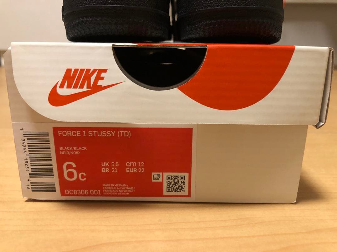 12cm STUSSY NIKE AIR FORCE 1 ベビーシューズ