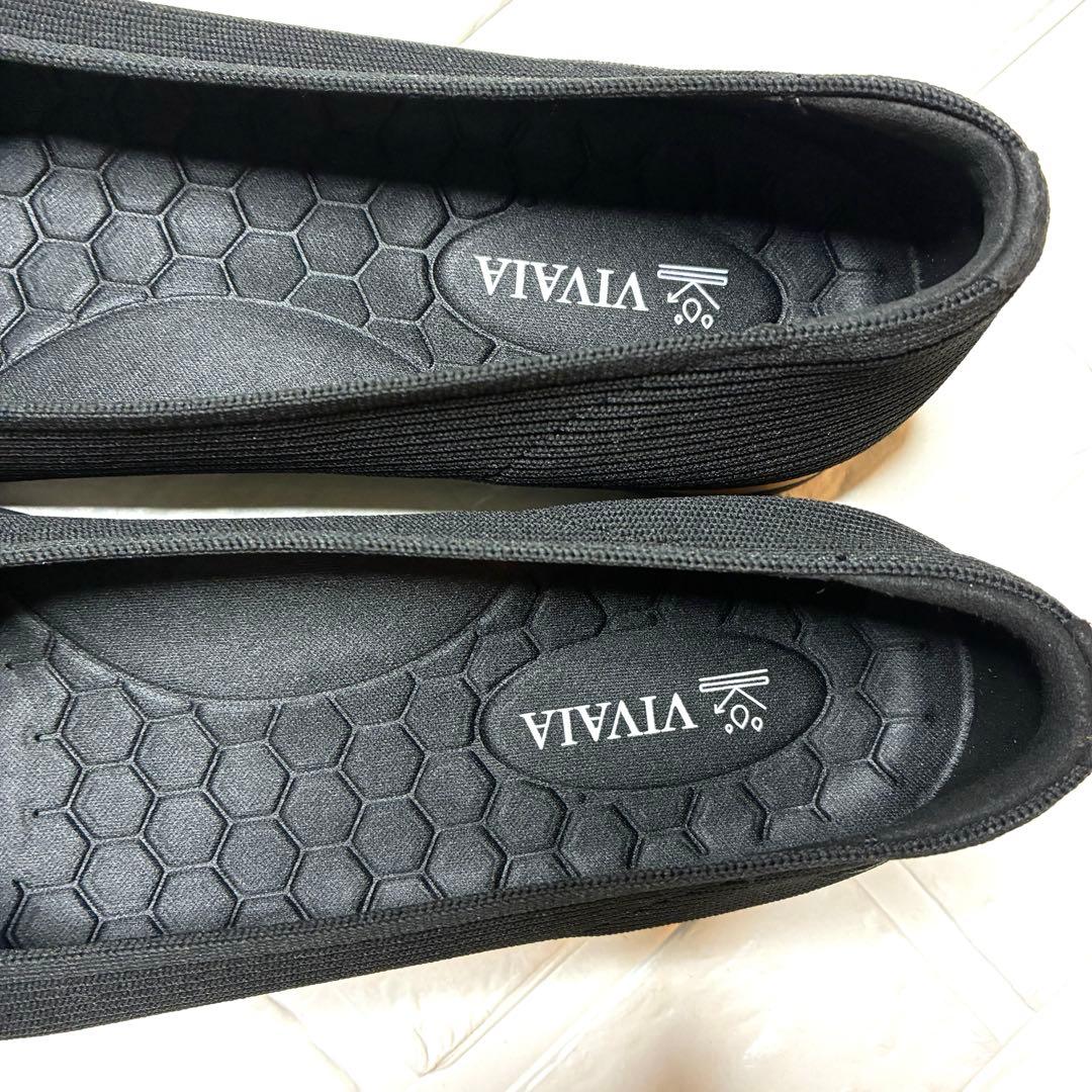 Vivaia ヴィバイアMABELスクエアトゥフラット 40.5