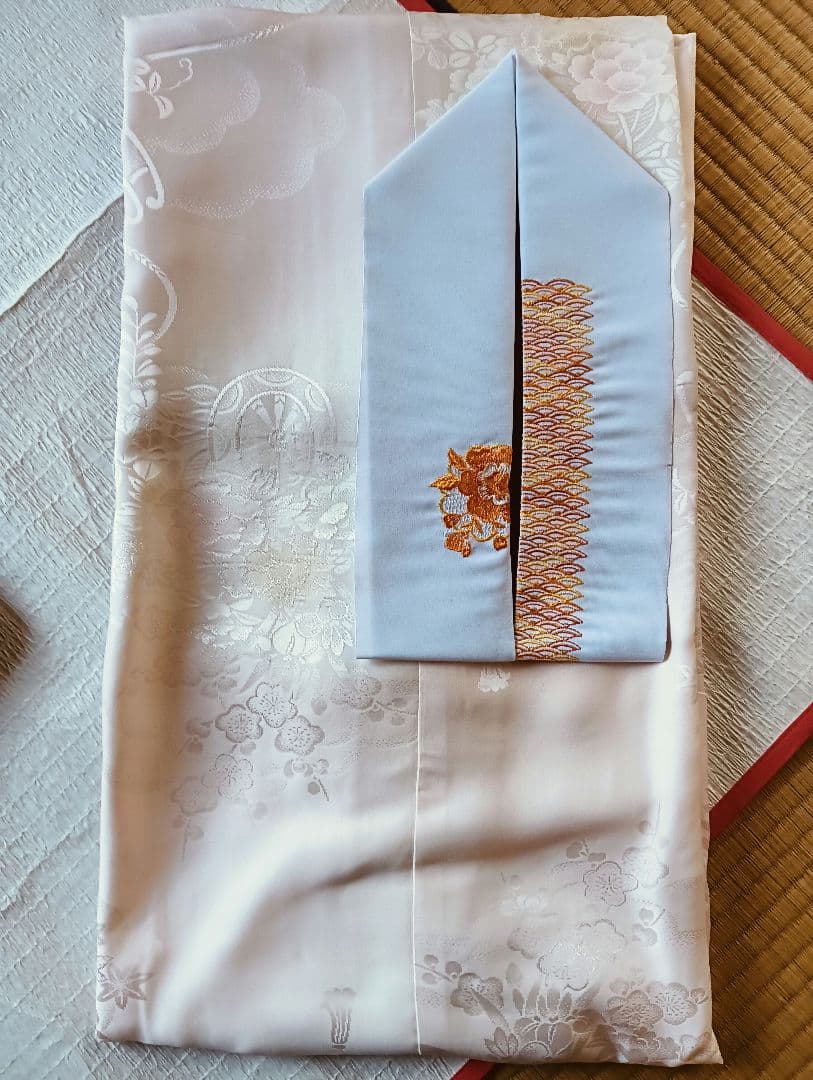 レトロモダン トールサイズ　振袖フルセット　絞り　青　丈166 裄69　美品