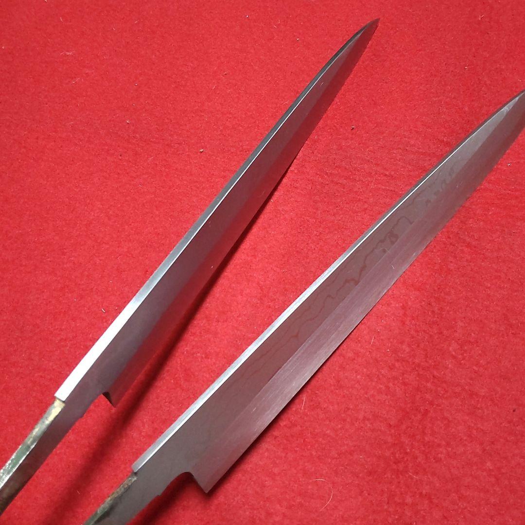 墨流し 九寸 柳刃 二本セット