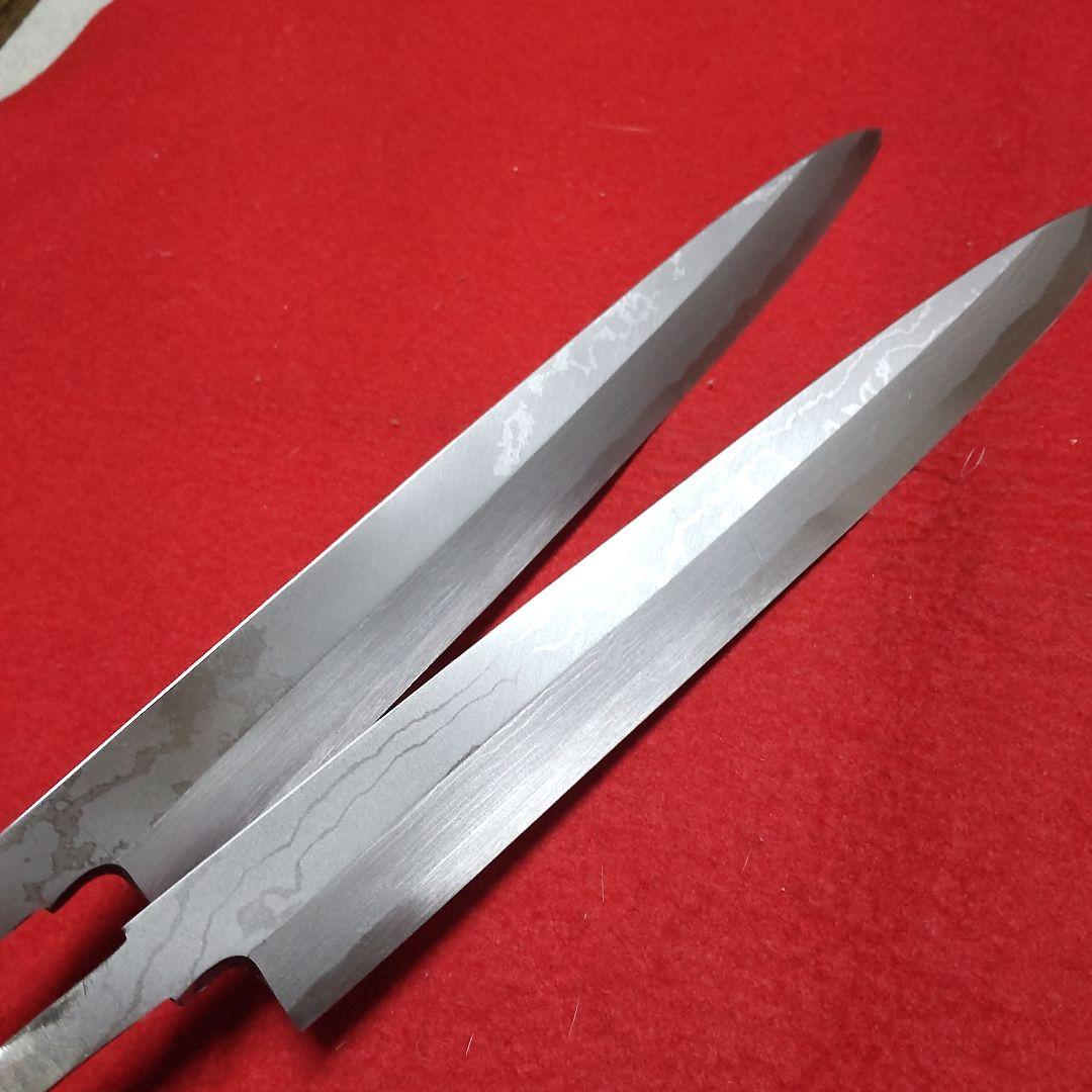 墨流し 九寸 柳刃 二本セット