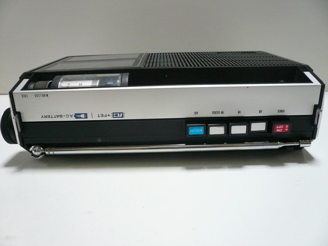 レトロ 日立 2バンドラジオ KS-1000W AW/FM ワイヤレスステレオ