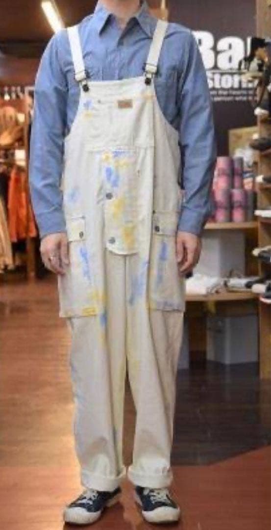 新品未使用　ナイジェルケーボン ライブロ　ペンキオーバーオール（CM起用）