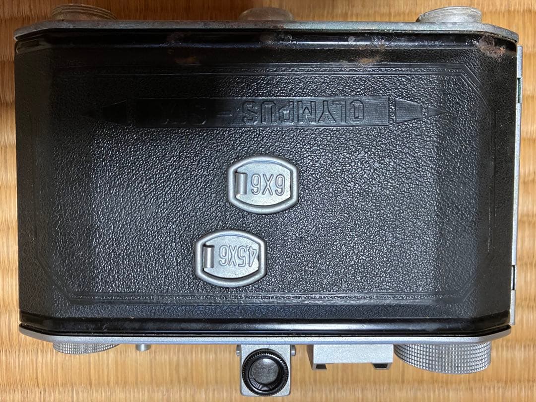 オリンパスカメラ　Olympus Six 味わい　フィルムカメラ　望遠　皮ケース