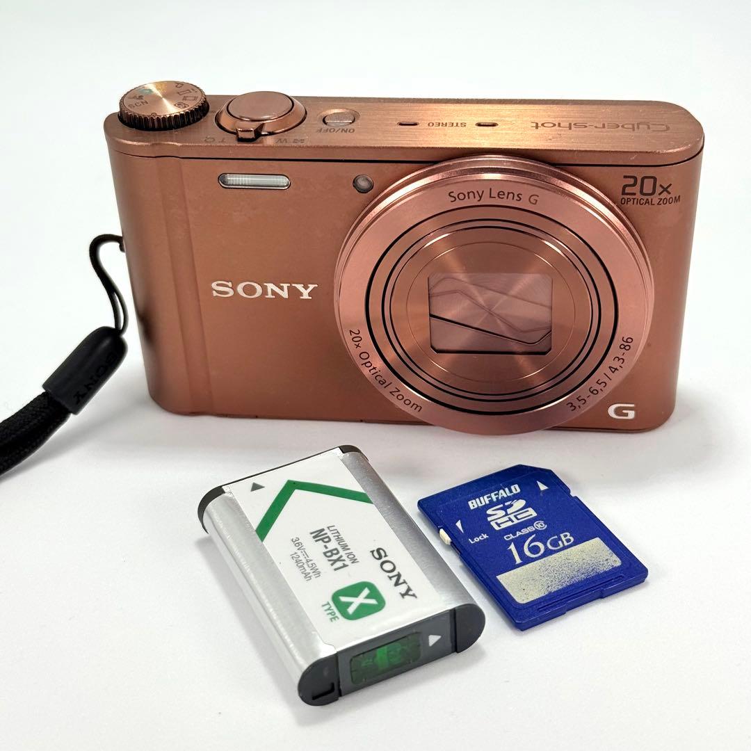 SONY Cyber-shot DSC-WX300 ブラウン 外箱・純正ケース付