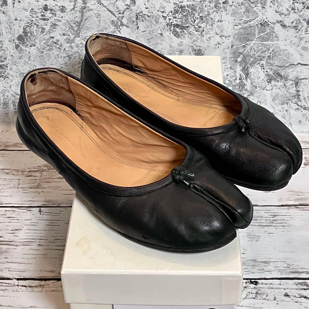 【本物正規品】メゾンマルジェラ　足袋バレエ　タビ 37 ブラック