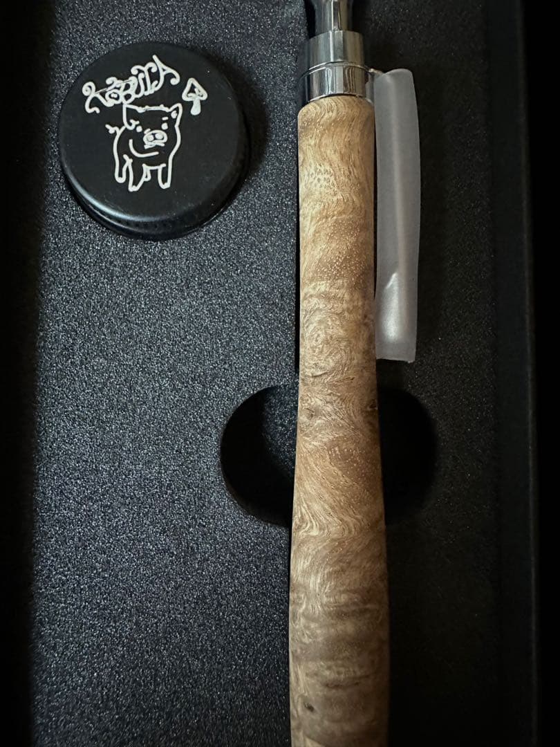 こぶた工房 シャープペンシル 極上花梨瘤 白瘤 節穴あり0.5mm