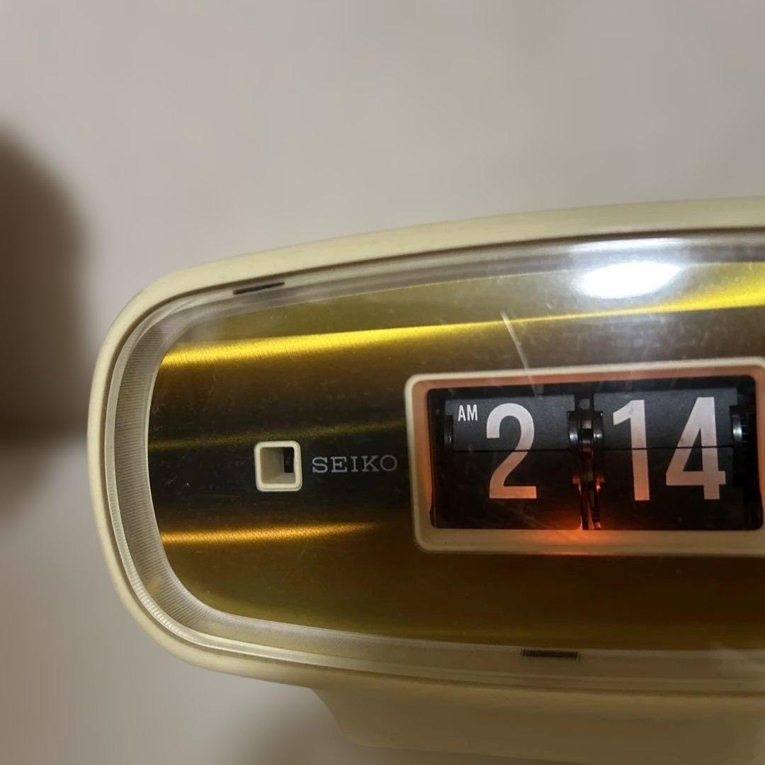 SEIKO セイコー　パタパタ時計　DP619 稼働品 昭和レトロ