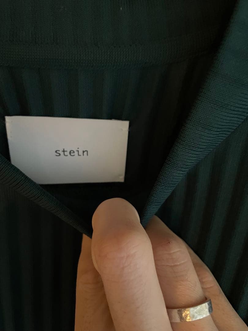 【半額以下！】ssstein / Pleated Knit Crew Neck