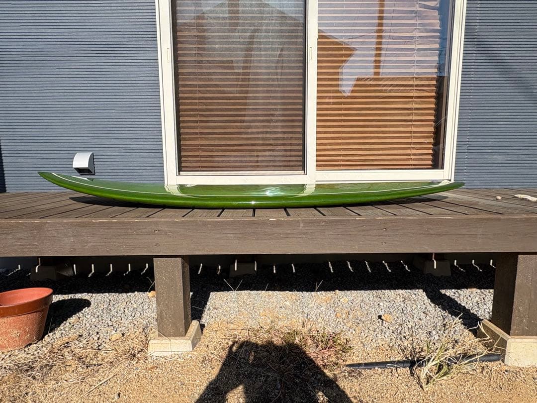 ハダクラフト　ミッドレングス　シングル　6,2　緑　ハードケース付き