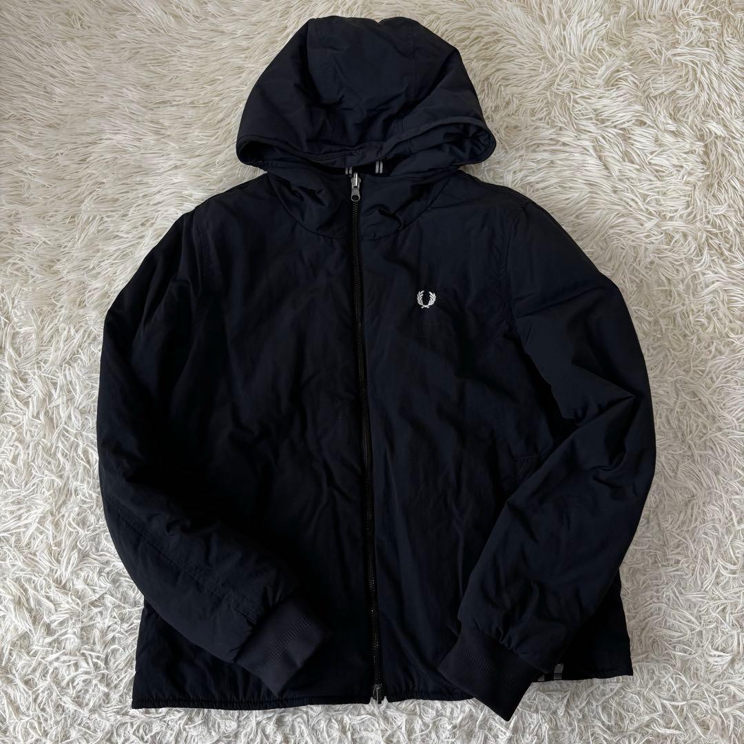 FRED PERRY✨5wayモッズダウンコート2点セット　ファーチェック　刺繍