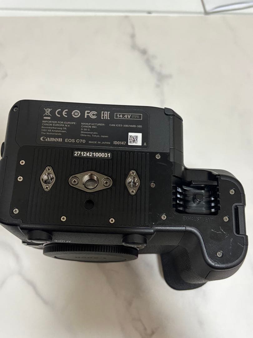 本日まで出品 最終価格Canon EOS C70 通電時間時間１５０時間