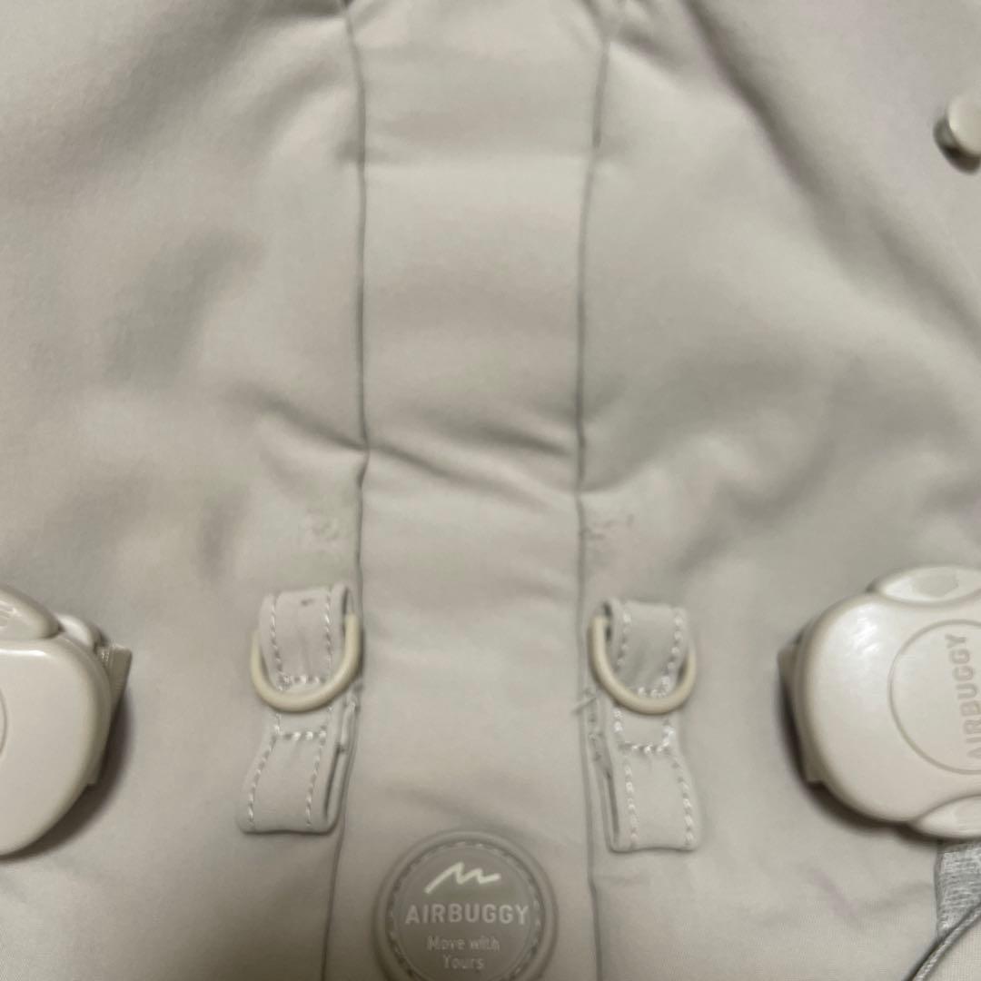 ぬ*‍様 AIRBUGGY ベビーキャリア A.B.C. ベージュ 収納ポーチ付