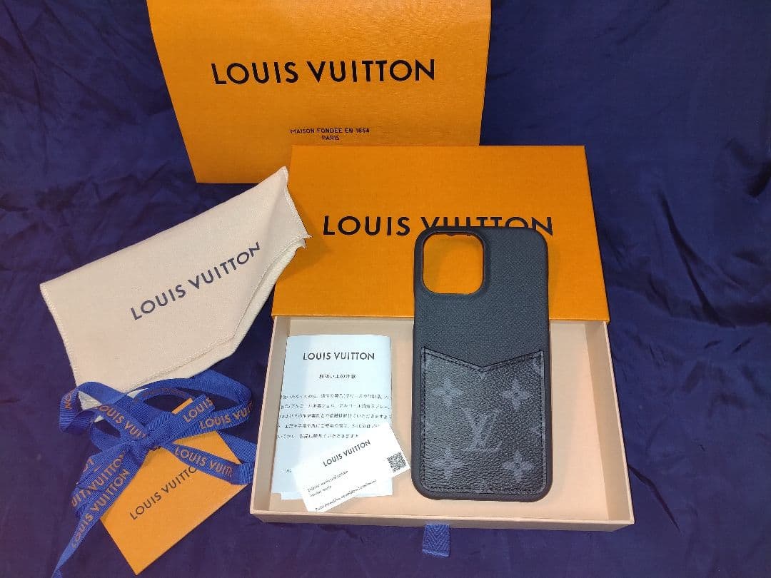 ルイヴィトン モノグラム iPhone13ProMax用ケース ブラック