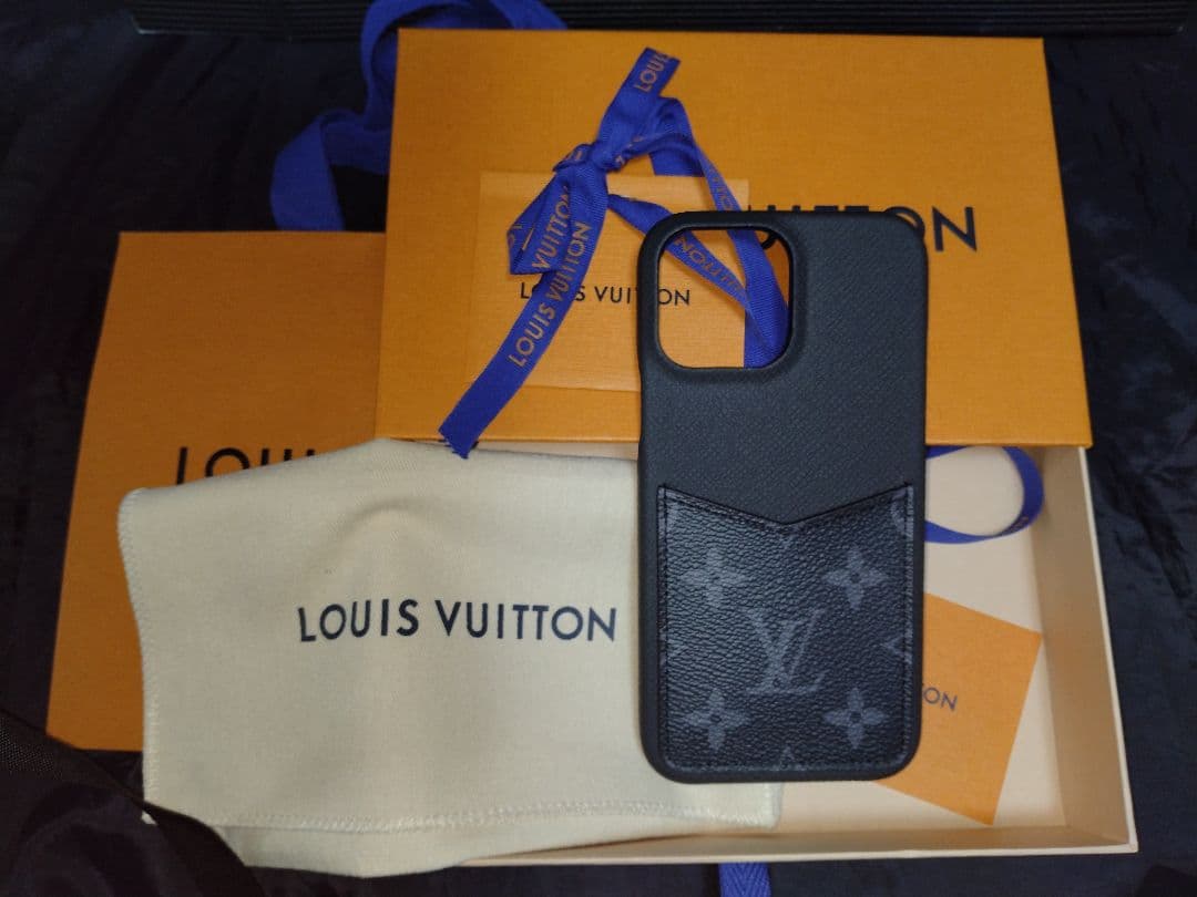 ルイヴィトン モノグラム iPhone13ProMax用ケース ブラック