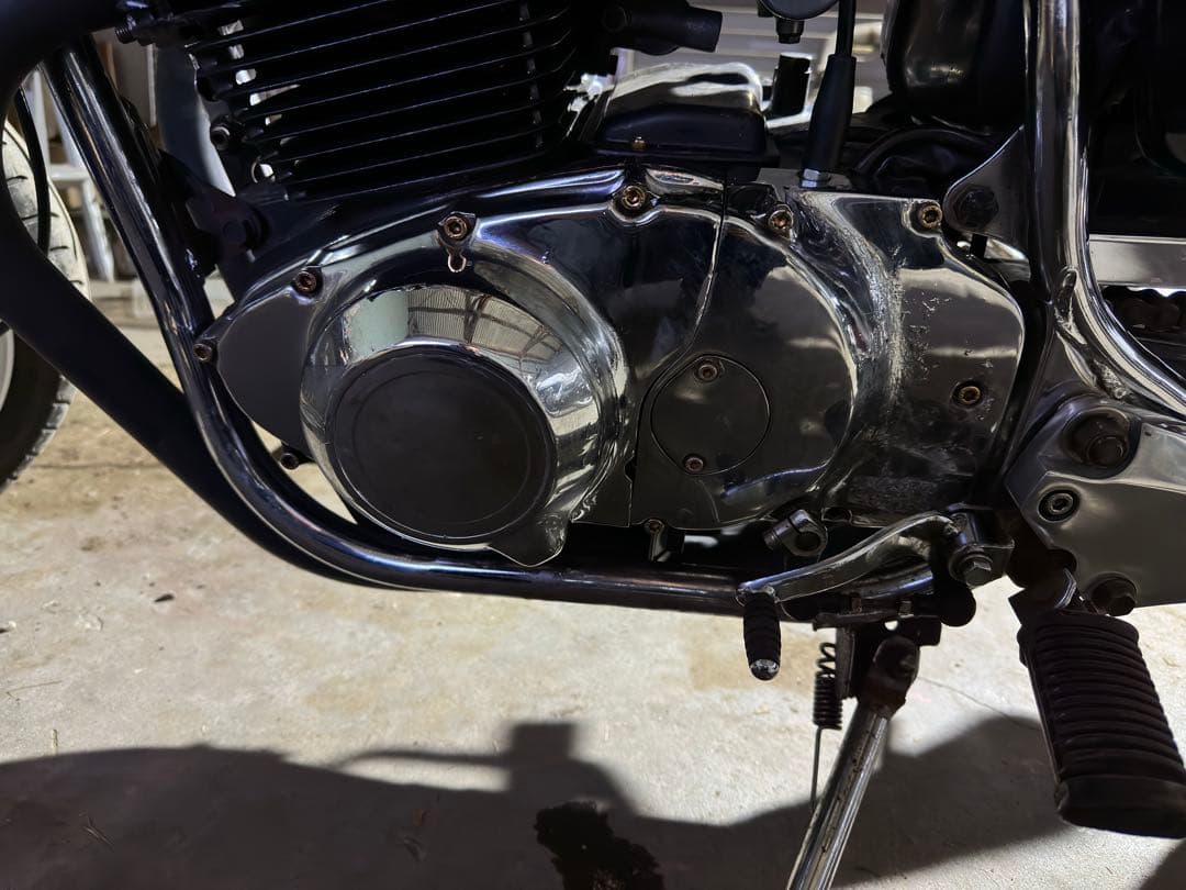 GSX400E ダイナモ スプロケ カバー メッキ