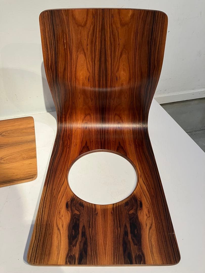 天童木工、藤森健次、座椅子、2脚、キツツキ、柳宗理、ミッドセンチュリー、モダン