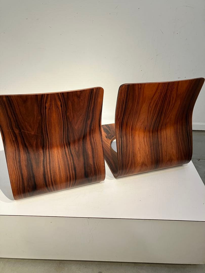 天童木工、藤森健次、座椅子、2脚、キツツキ、柳宗理、ミッドセンチュリー、モダン