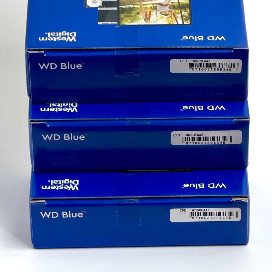 Western Digital 内蔵ハードディスク8TB WD80EAAZ 3台