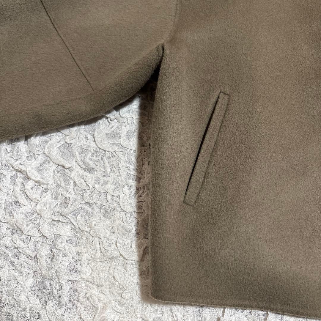 美品 ヨンファ 5.9万円 カシミア ウール ドルマン リバーコート yonfa