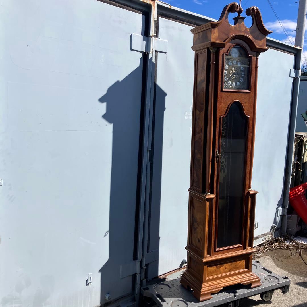 Laurisドイツ製アンティーク tempus fugit ホールクロック柱時計