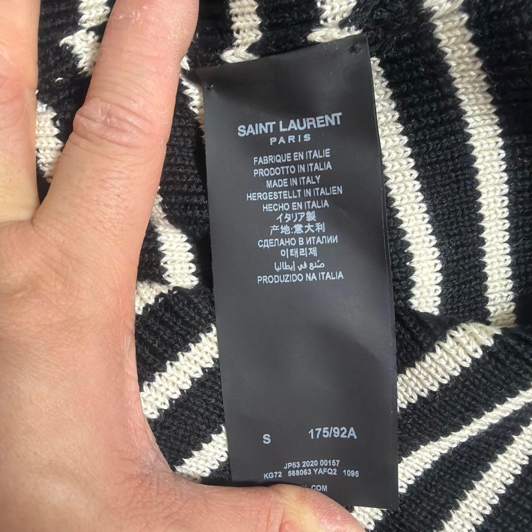 SAINT LAURENT ボーダーニット