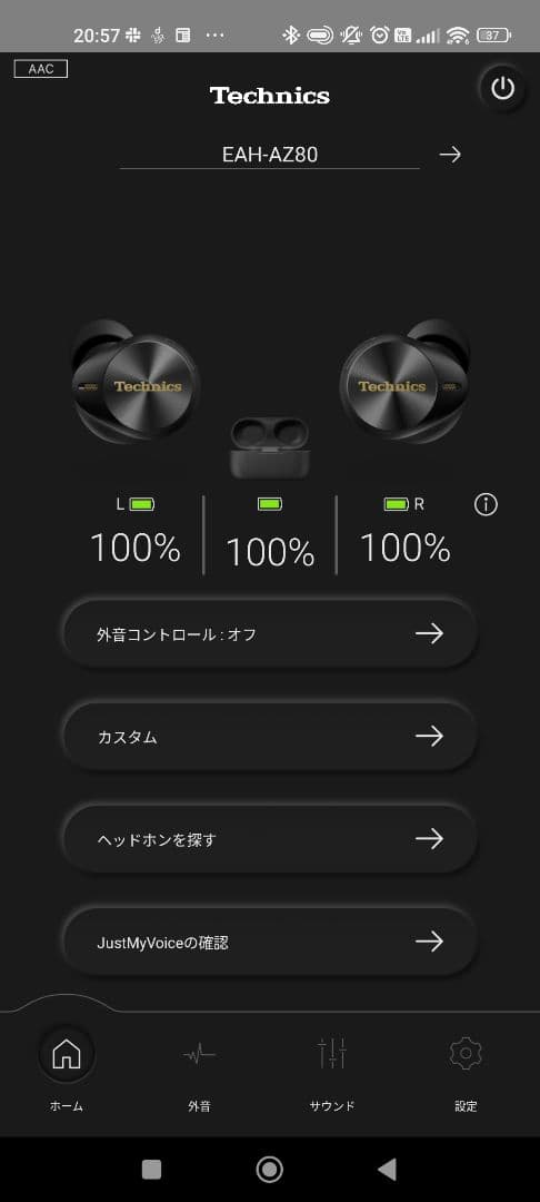 Technics EAH-AZ80 中古