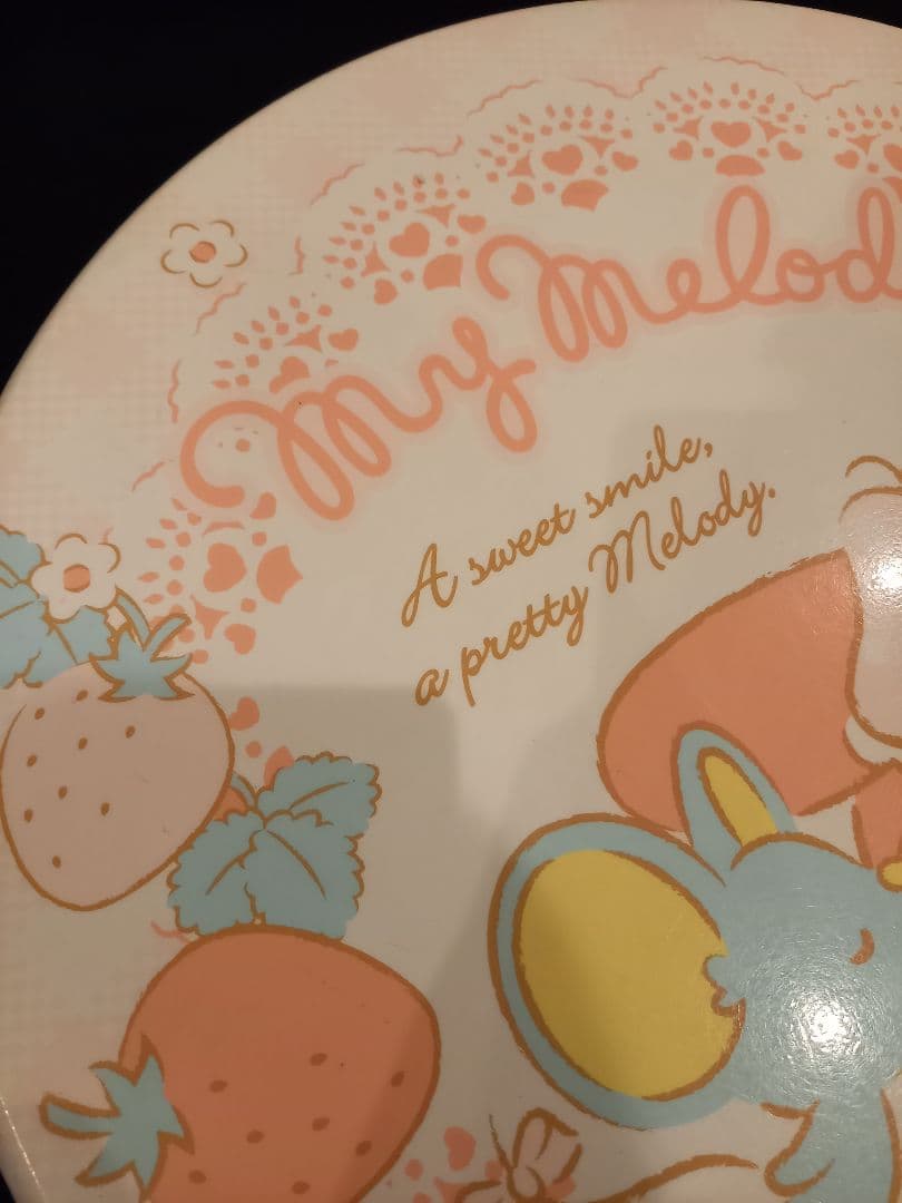 マイメロディ　テーブル　折り畳み　サンリオ　フラットくん　いちご柄