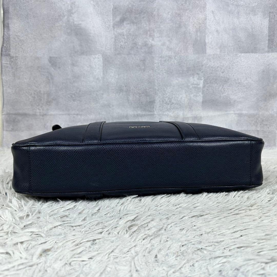 極美品 COACH レザー 2way ビジネスバッグ ダブルファスナー 斜め掛け