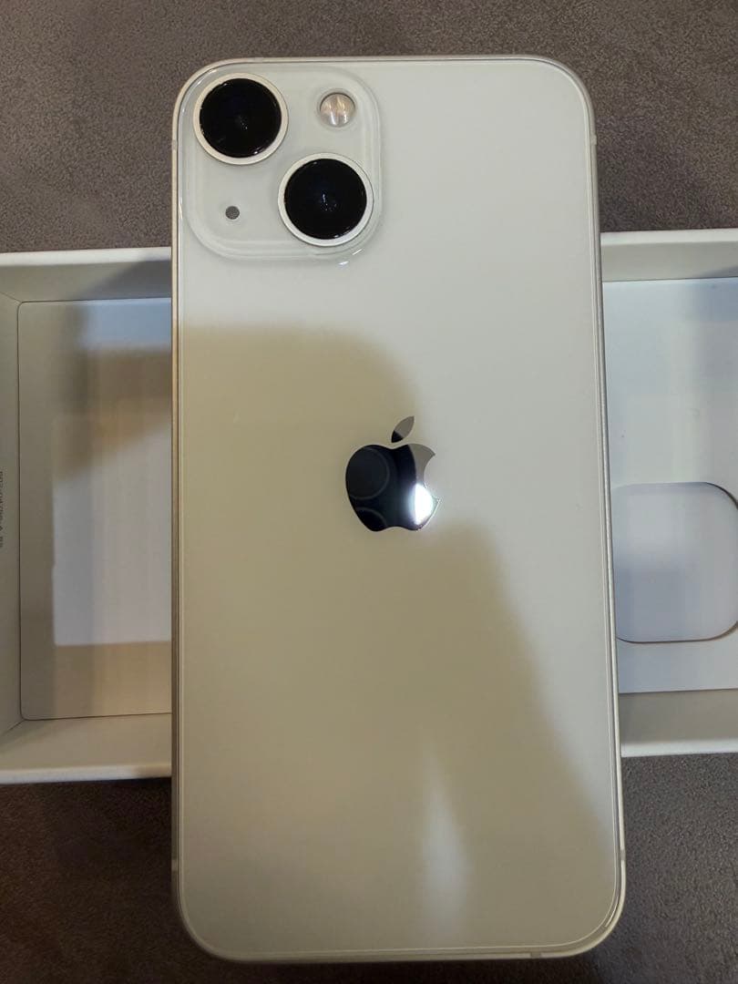 ★美品★Apple iPhone 13 mini 128GB 本体 スターライト