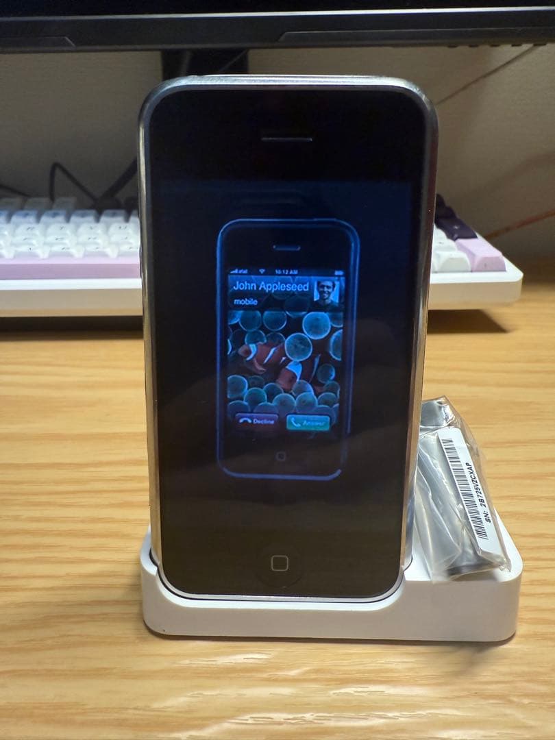 iPhone 2G 4GB デモ demo イギリス版 動作確認済 EU版