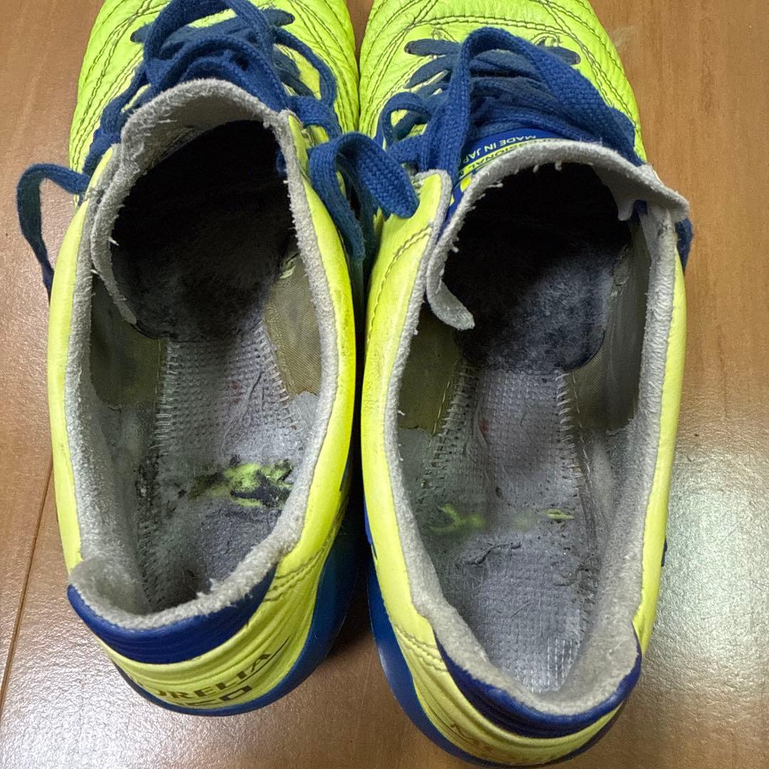 MIZUNOサッカーシューズ スパイク　モレリアネオ2 イエロー/ネイビー