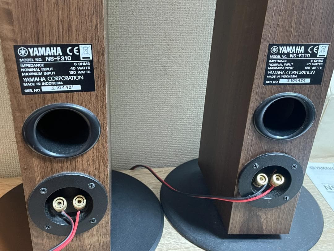 YAMAHA NS-F310 トールボーイスピーカー （ペア：2本）取扱説明書付