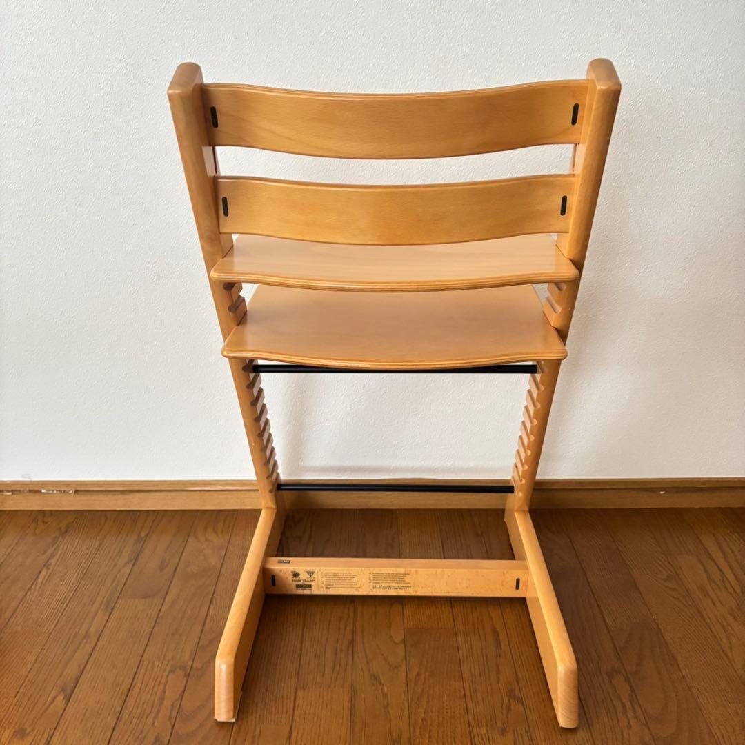 ストッケ　トリップ トラップ　ベビーチェア+ベビーセット　ナチュラル　S/N3③