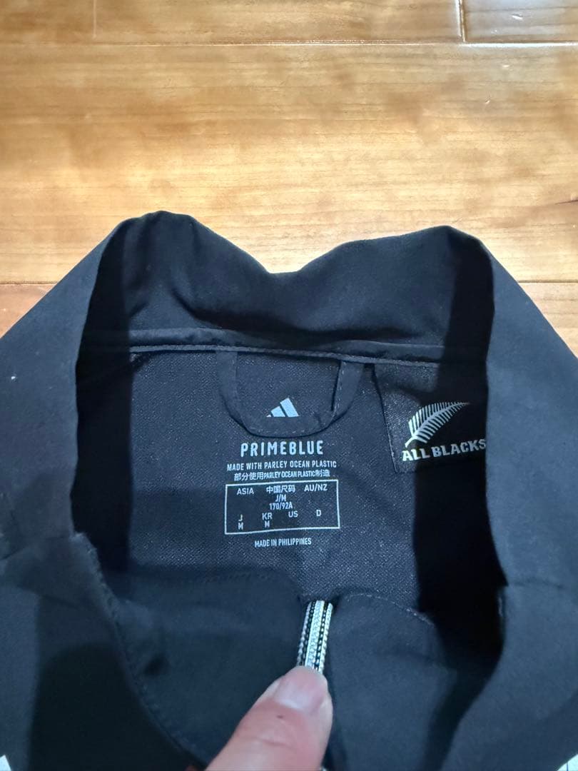 オールブラックス　adidas ALL BLACKS ウォームアップジャケットM