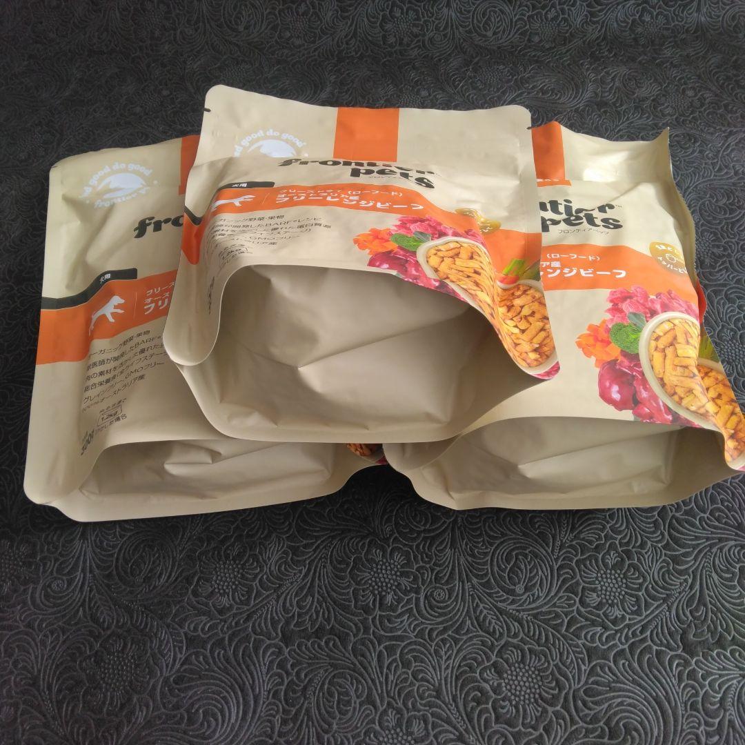 frontier pets フリーズドライドッグフード 　300gx3袋