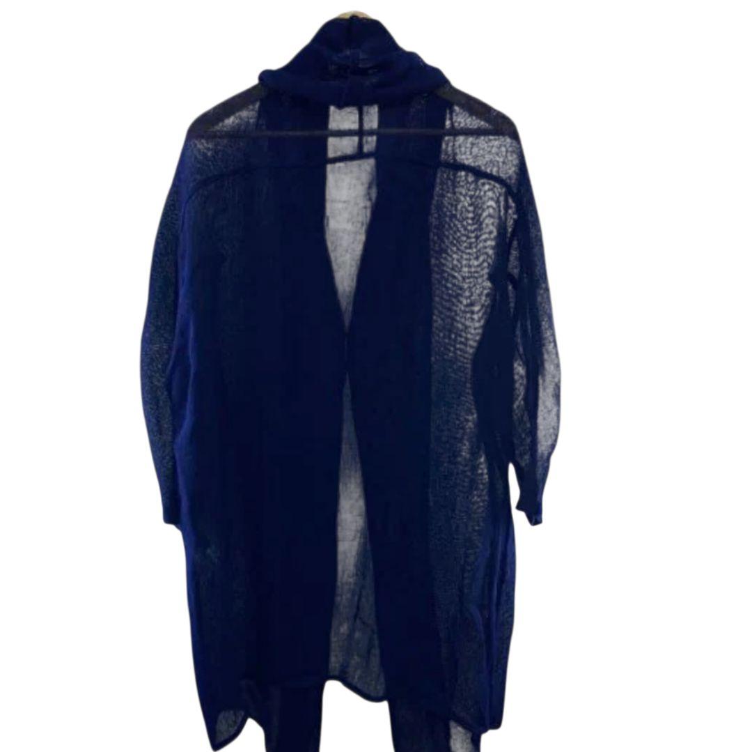 Y's ヨウジヤマモト 変形 ロングカーディガン 16ss ネイビー