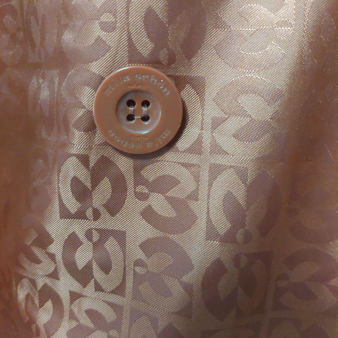 mila schön オレンジ模様レインコート LL 3L