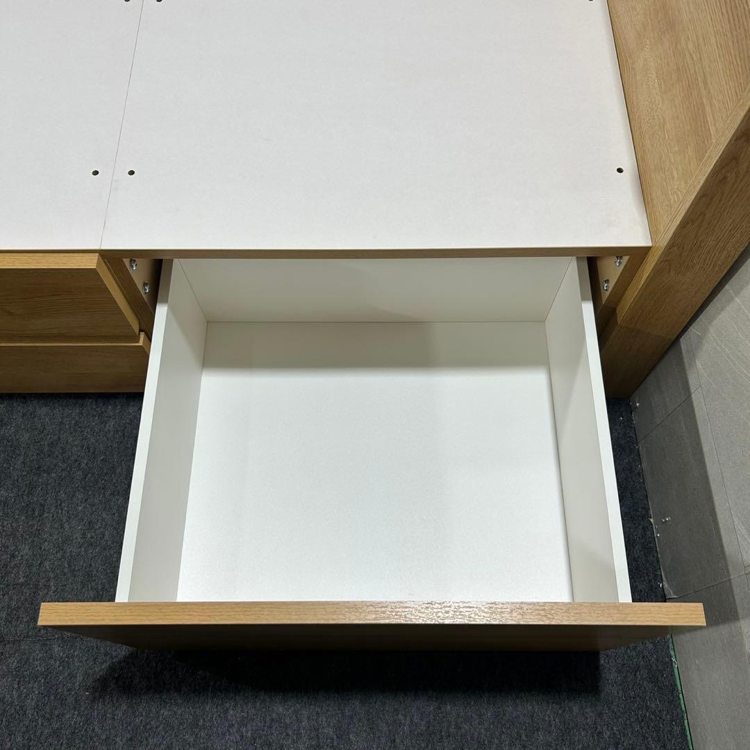 ニトリ ベッドフレーム ジオチェスト 収納 コンセント シングル 格安d3585