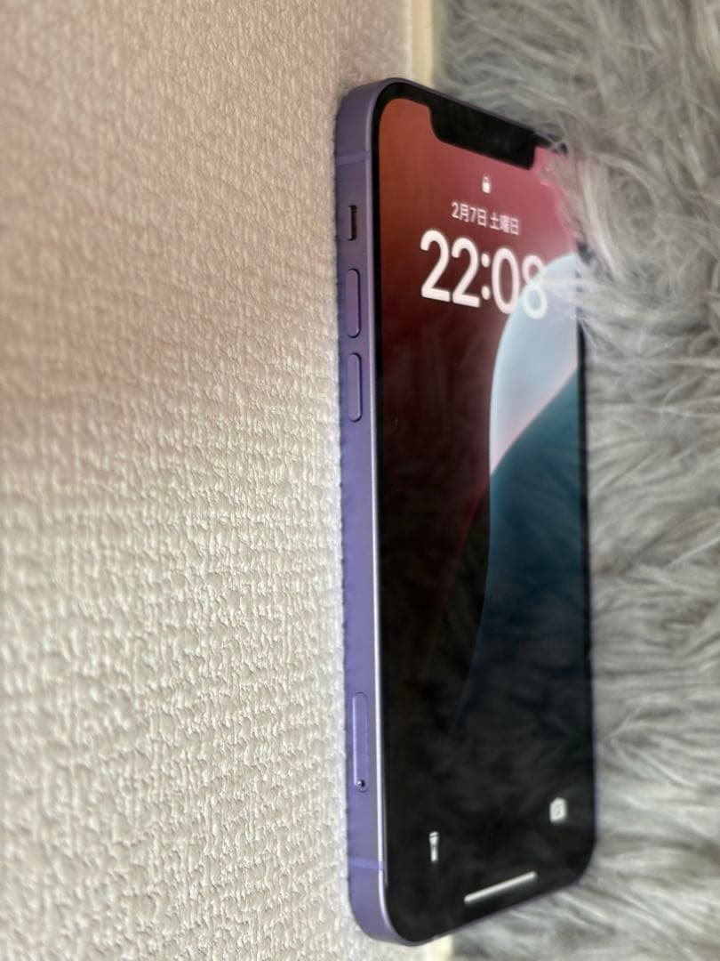 【美品】iphone12 本体 128gb パープル
