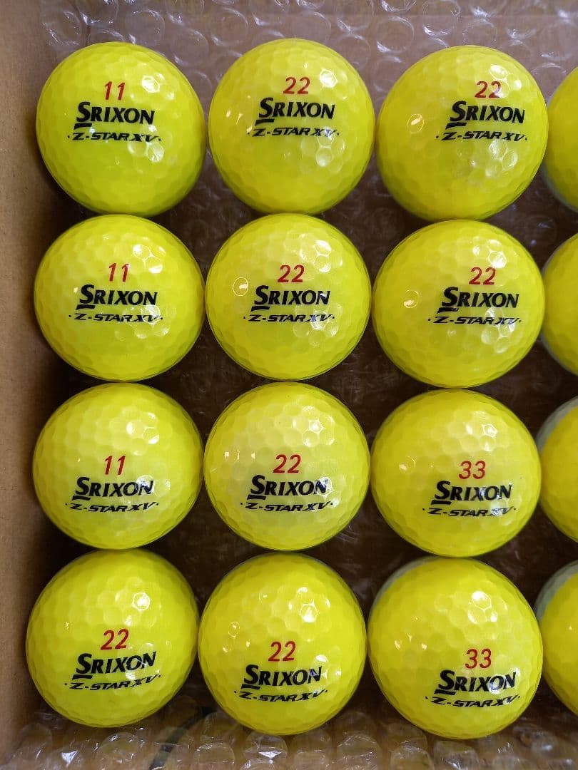 美品スリクソンZ-STAR XV DIVIDE　ロストボール24球