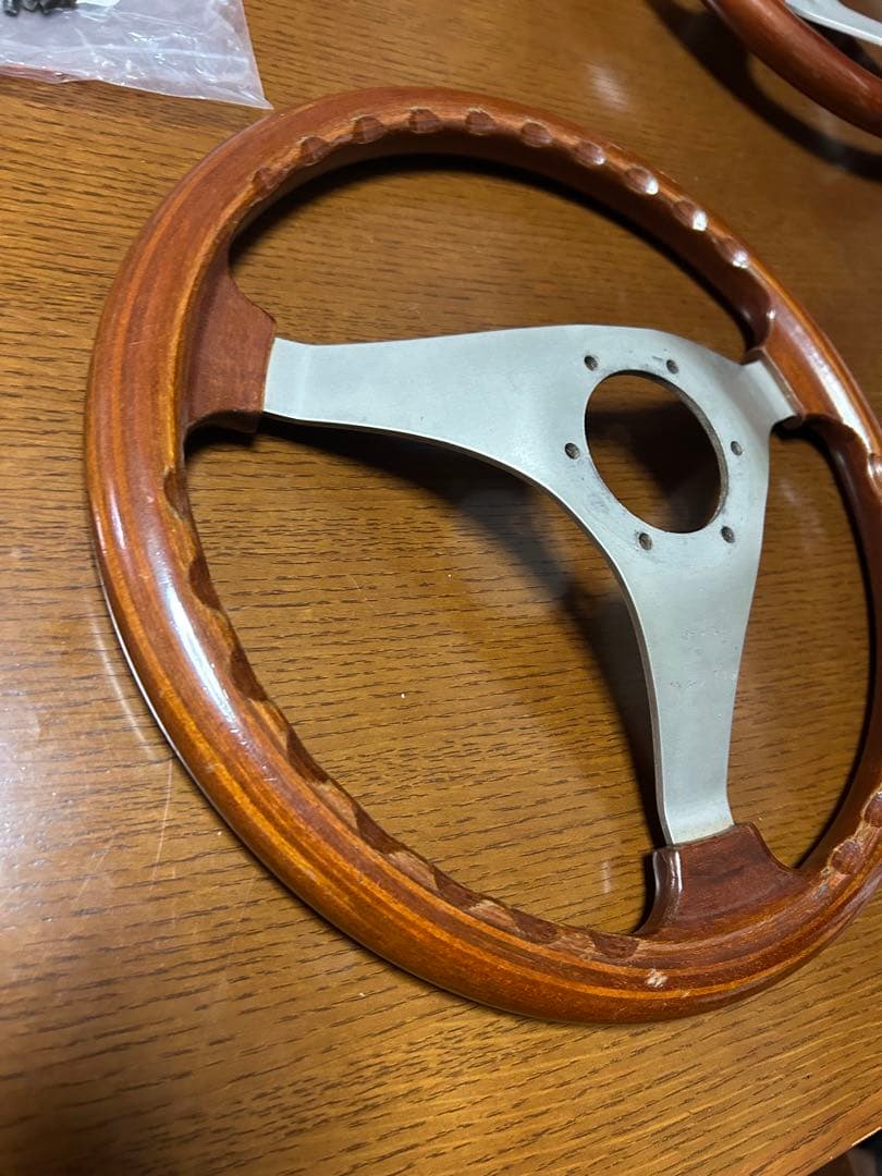 パーソナル マンタ3 マンタ4 2本セット ウッド ステアリング ハンドル 美品